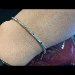 14k white gold bracelet